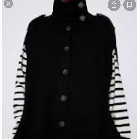 NWT Zara knit poncho. Brand new, tags on, never worn. Small - Picture 2 of 8